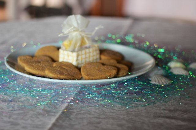 One of the beautiful cookie displays at the event